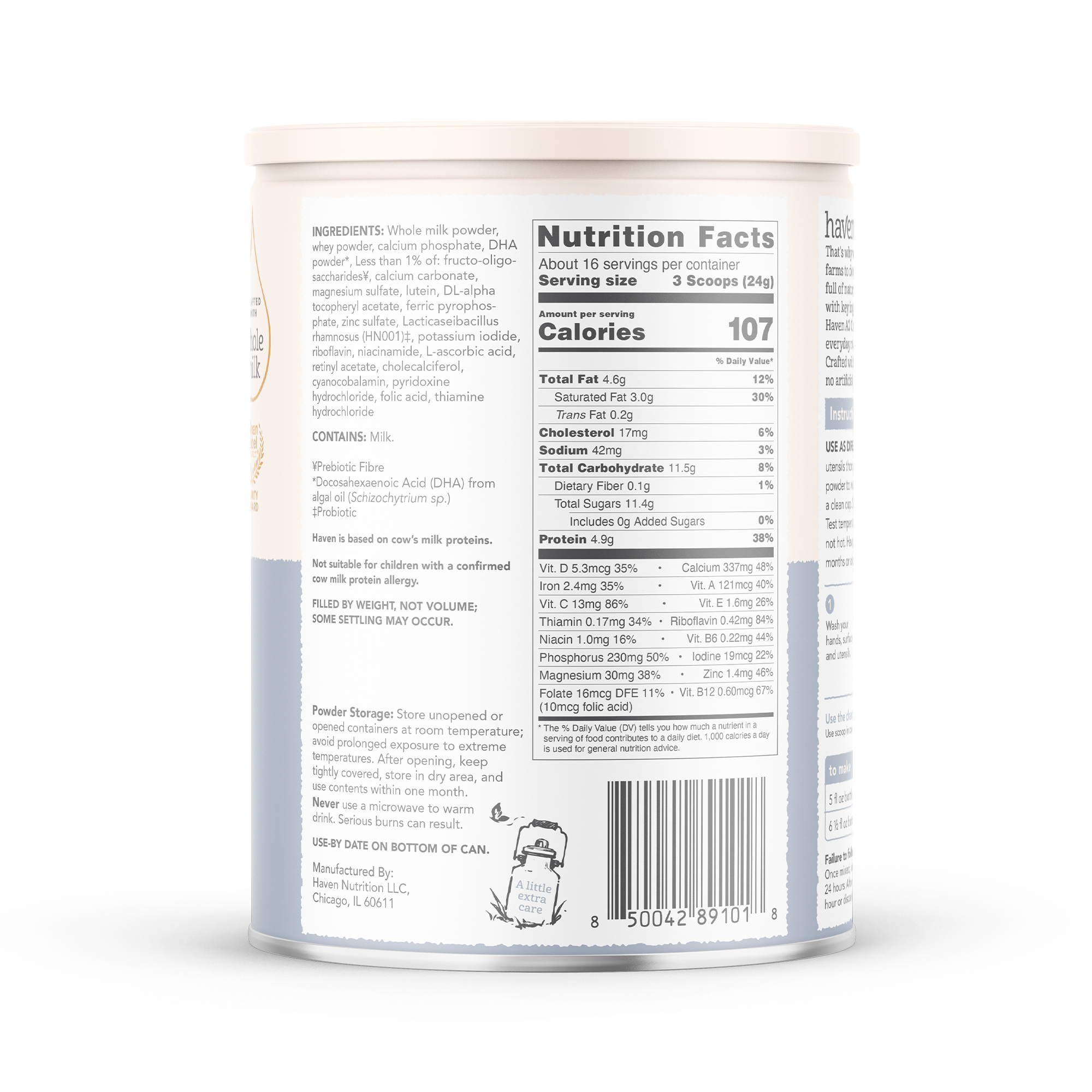 Haven Grass Fed A2 Toddler Formula